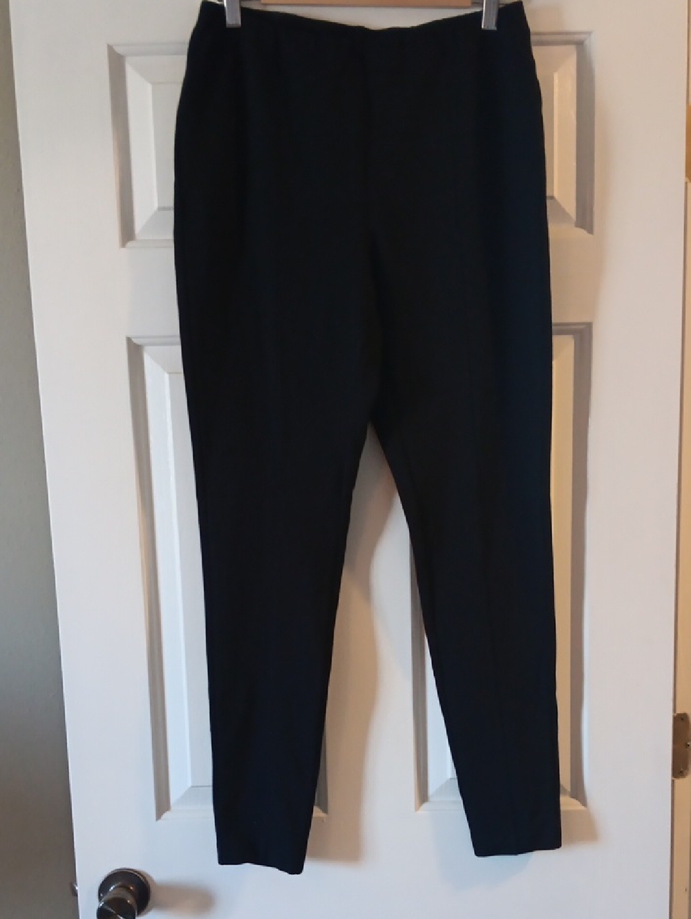 J Jill Black Ponte Leggings, Medium Tall